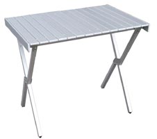 Small Aluminum X Table