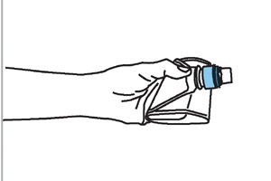 Source Liquitainer Flexible Bottle folded